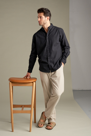 Linen Shirt - Black