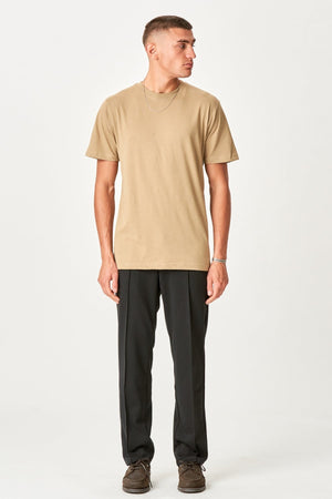 Oversized t -shirt - zand