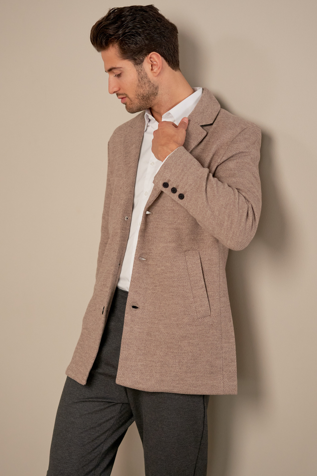 Manteau classique - Sable