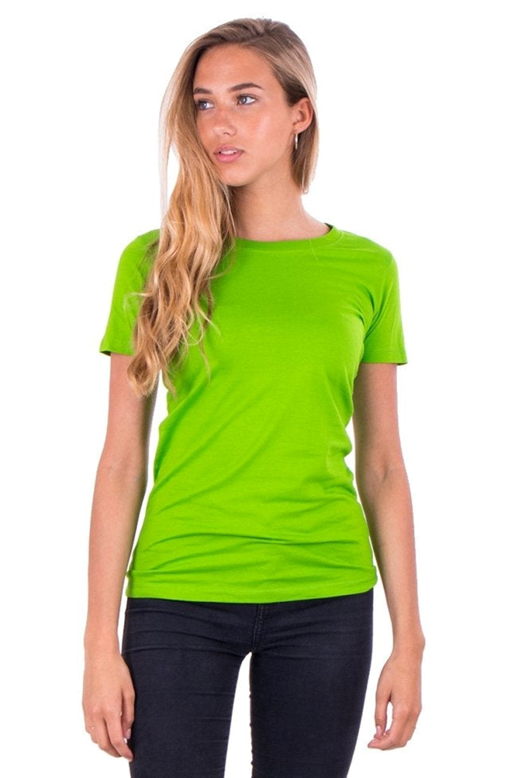 T-shirt ajusté - vert citron