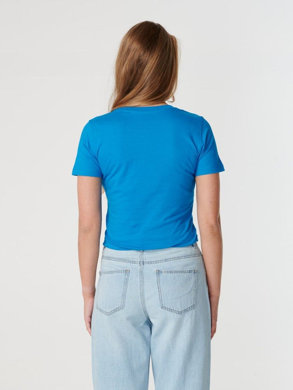 T-shirt ajusté - Bleu torquoise