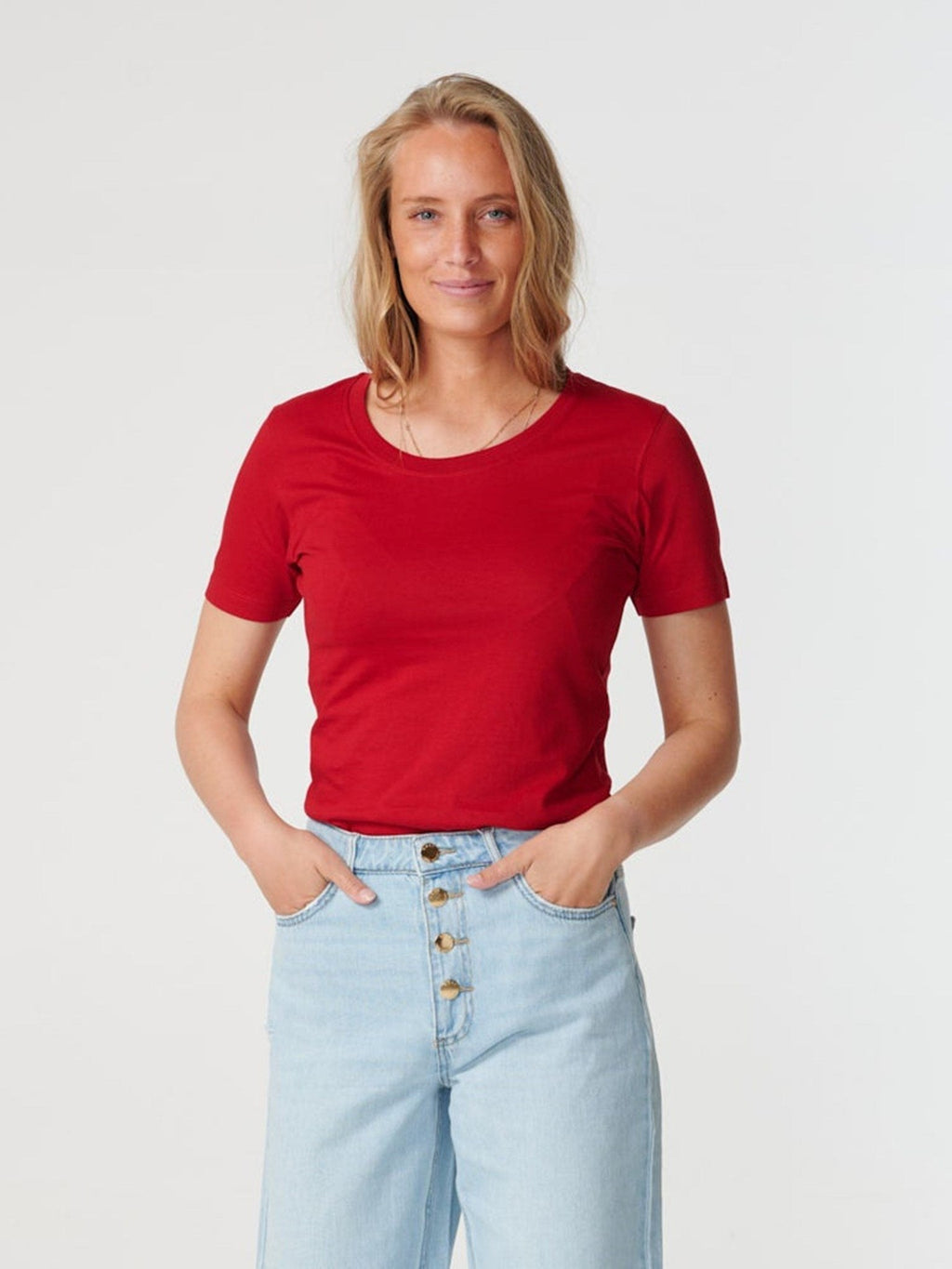 T-shirt ajusté - Rouge