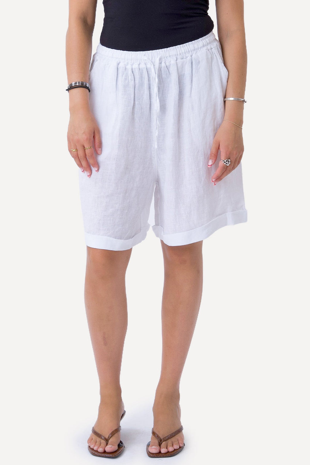 Lin Shorts - Blanc