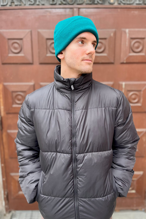 Classic beanie - Cyan Blue