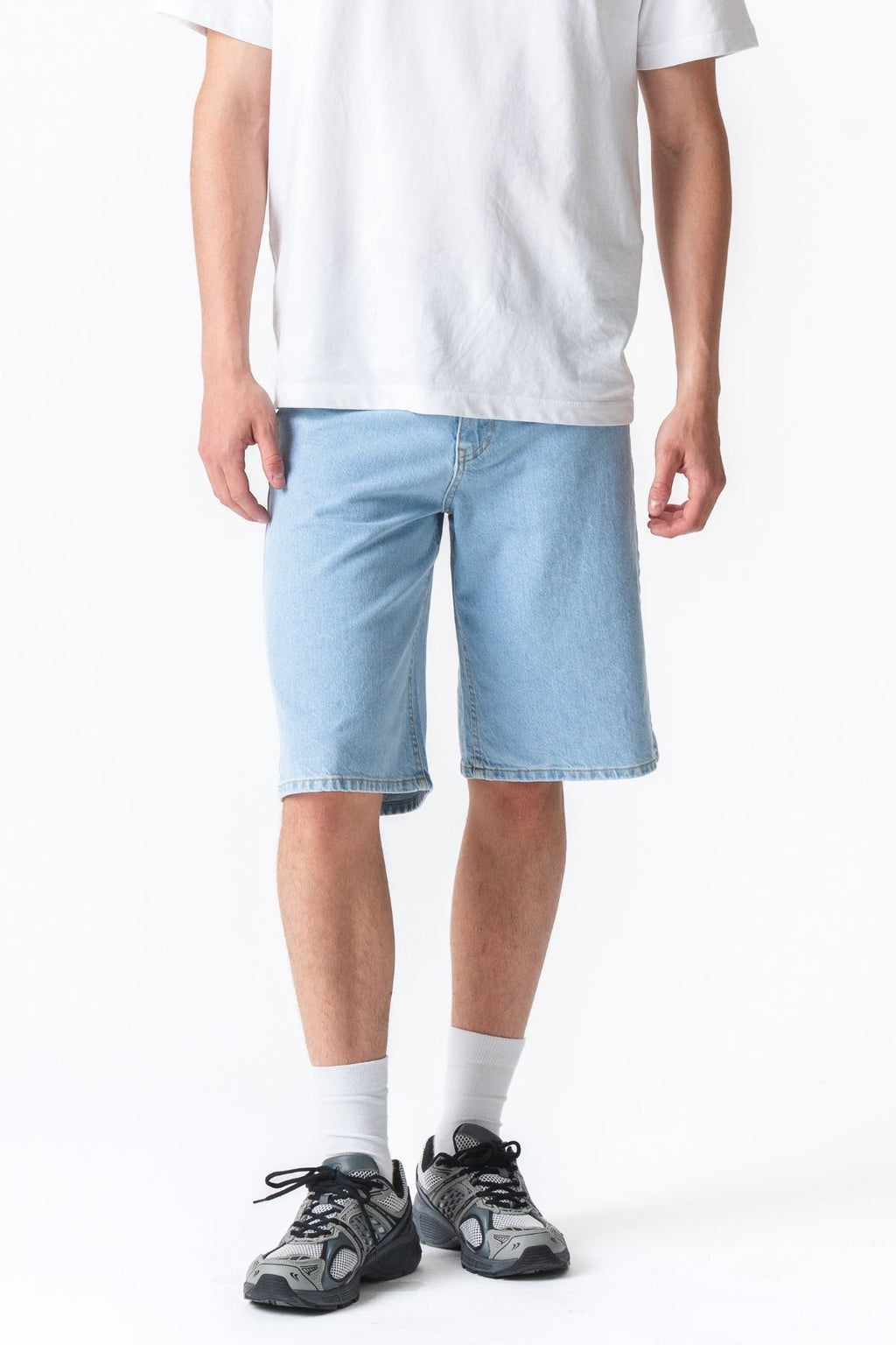 Denim Shorts Lâche - bleu clair