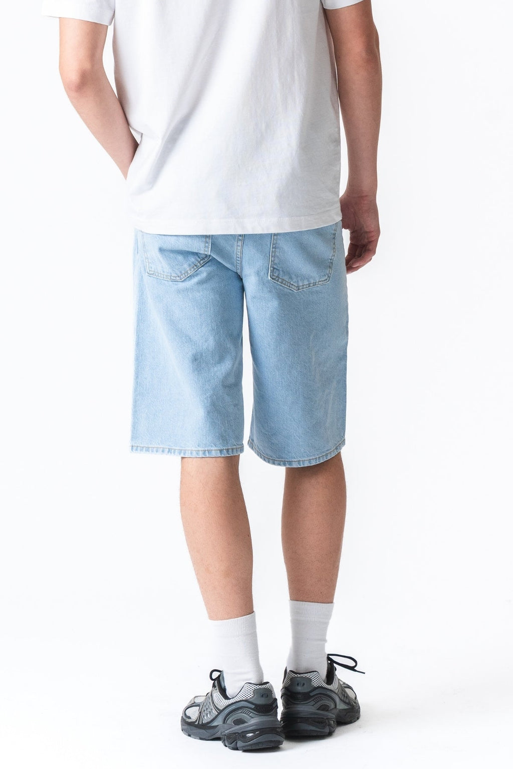 Denim Shorts Lâche - bleu clair