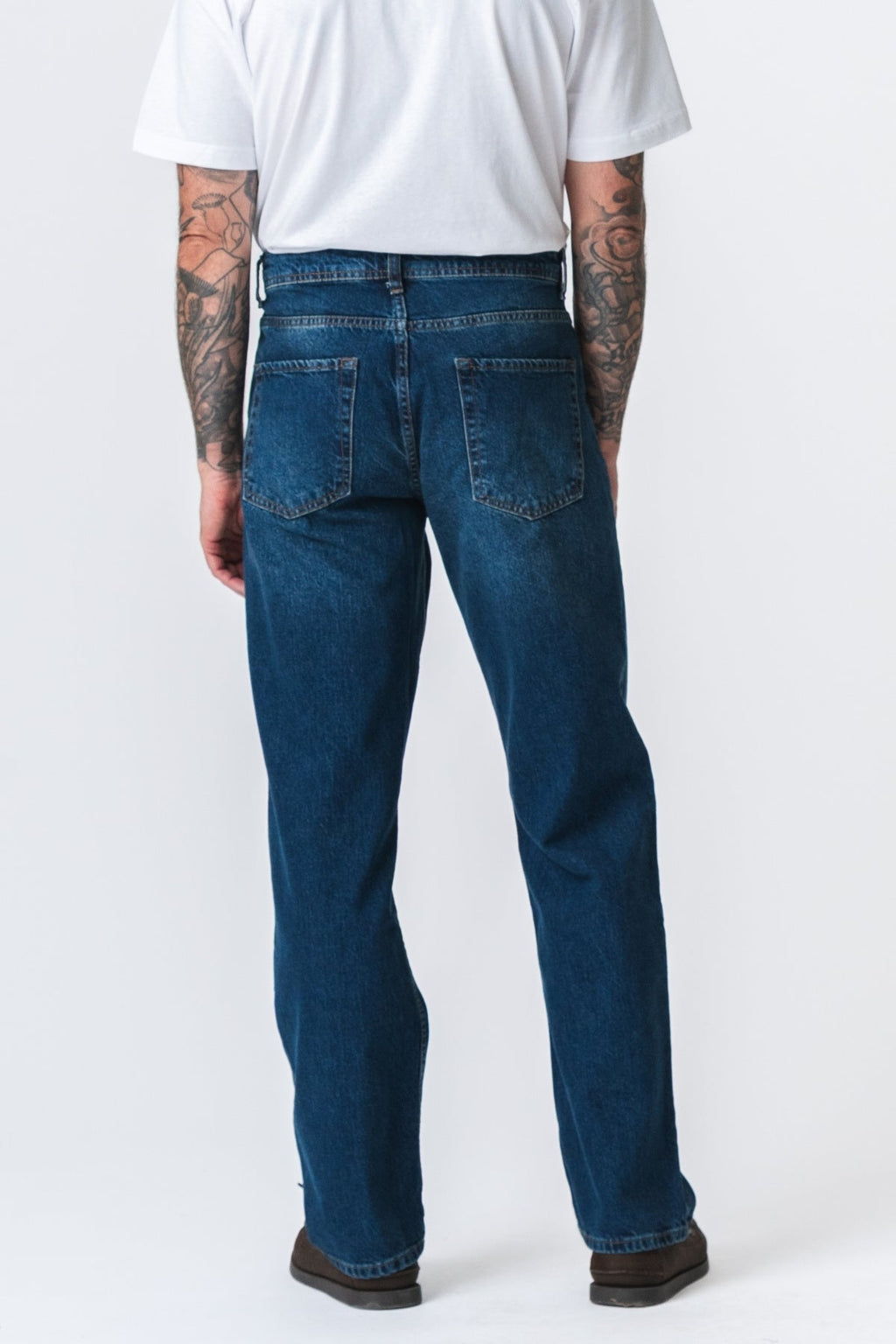 Jeans noah en forme - denim bleu foncé