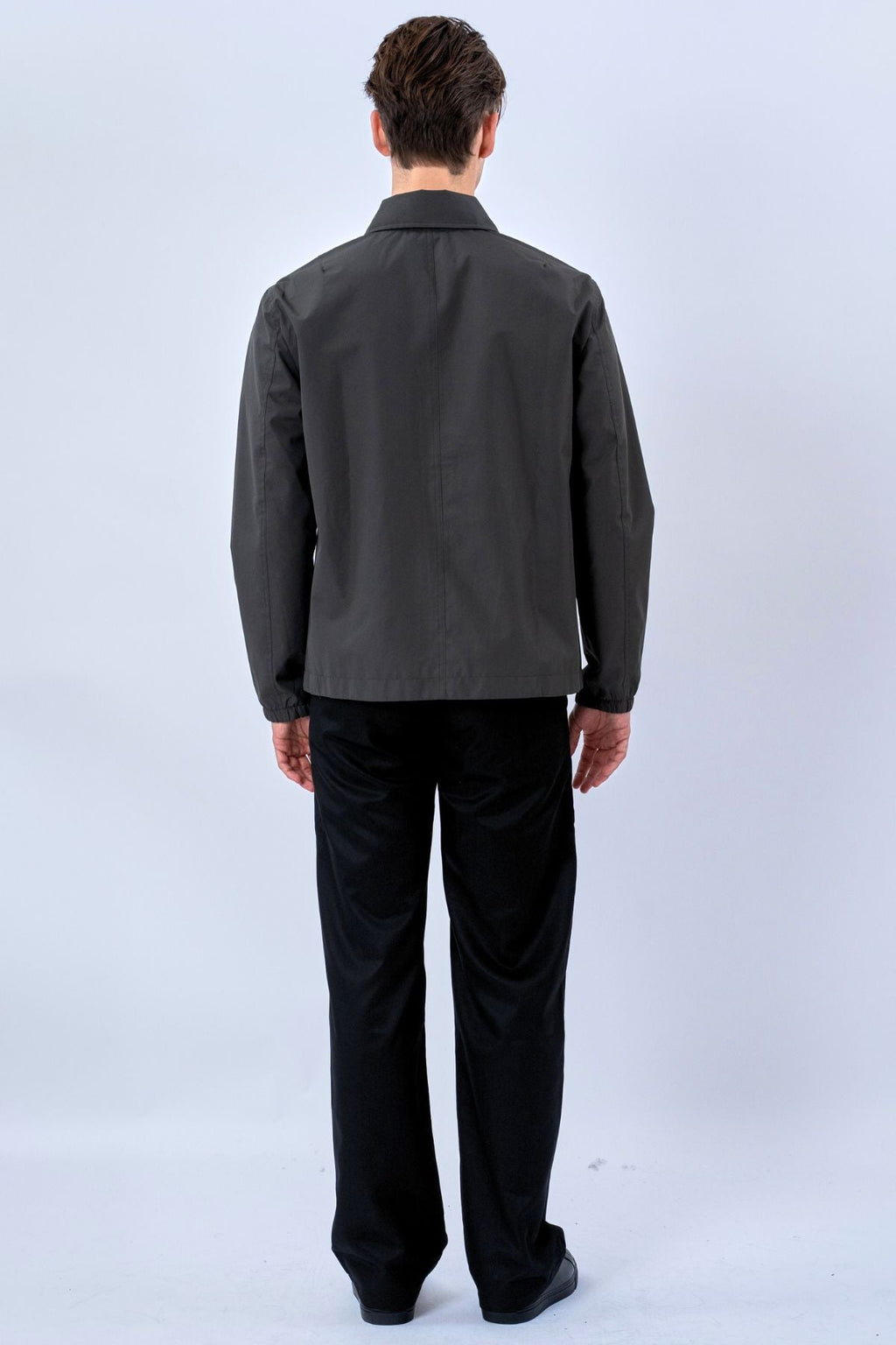 Veste courte zippée - Gris