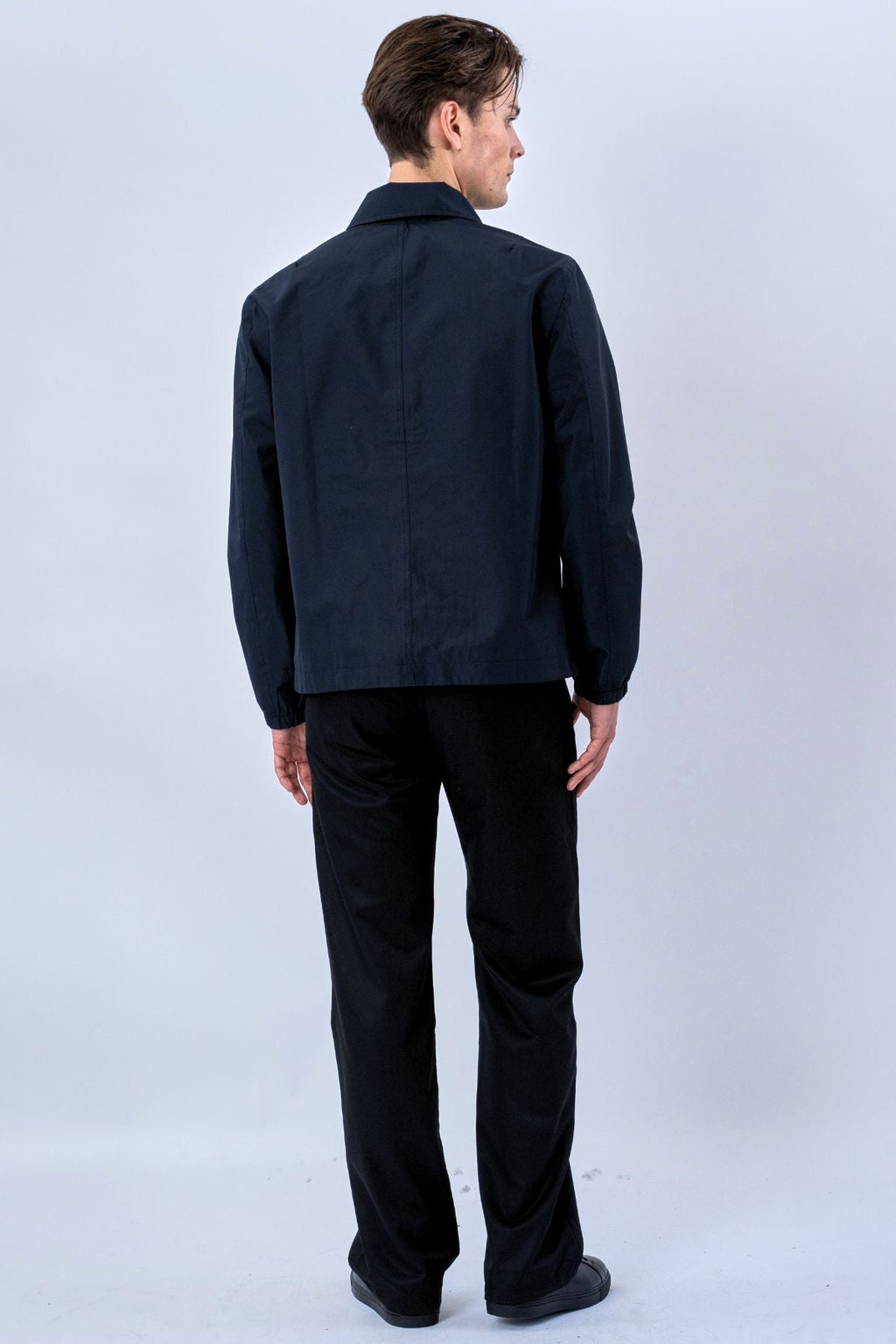 Kort jack met rits - Marineblauw