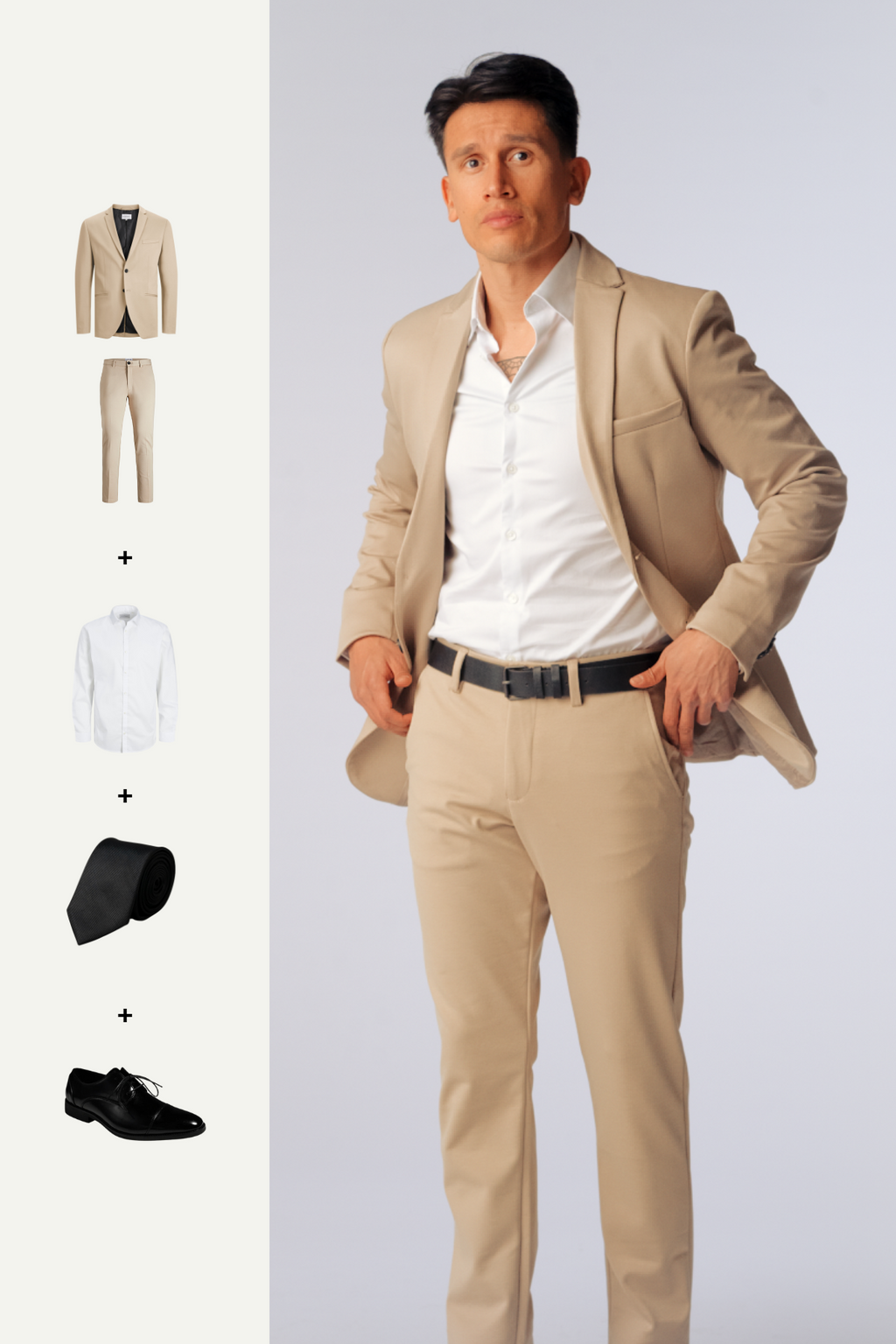 The Original Performance Costume (Vaisselle) + Chemise, Cravate et Chaussures James - Forfait