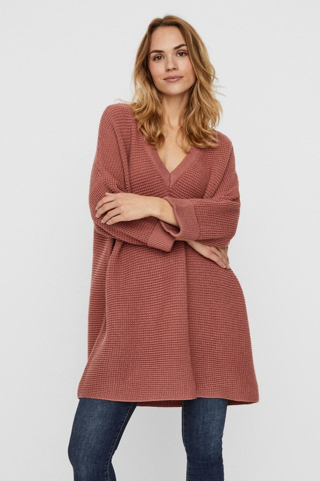 Leanna Knit Sweater - Rosa