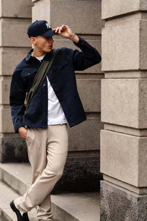 Twill Overshirt - Marine