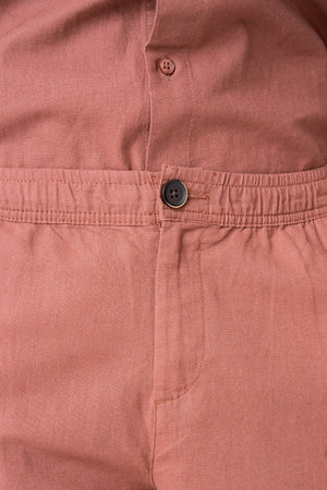 Linnen Pants - Terracotta