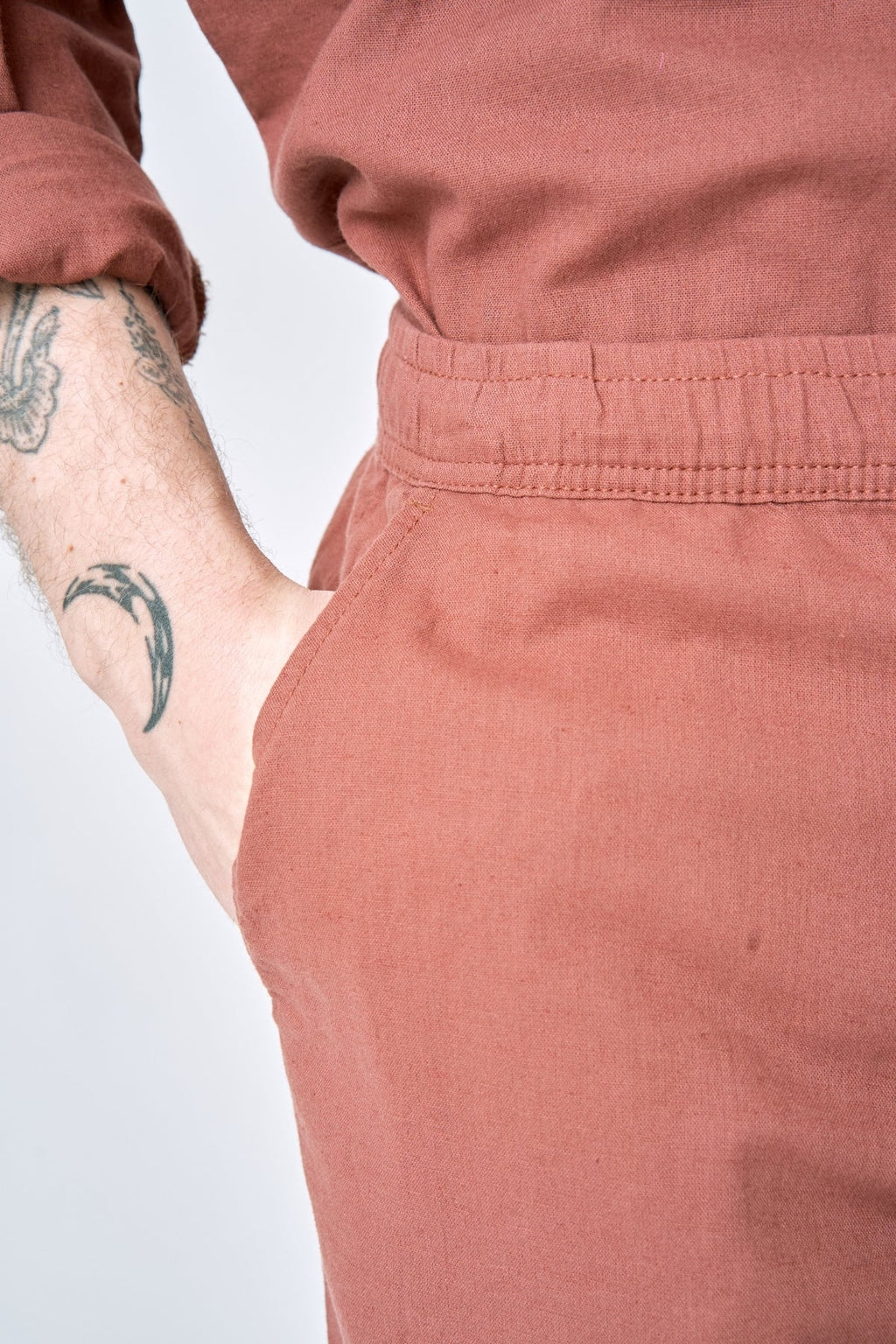 Linnen Pants - Terracotta