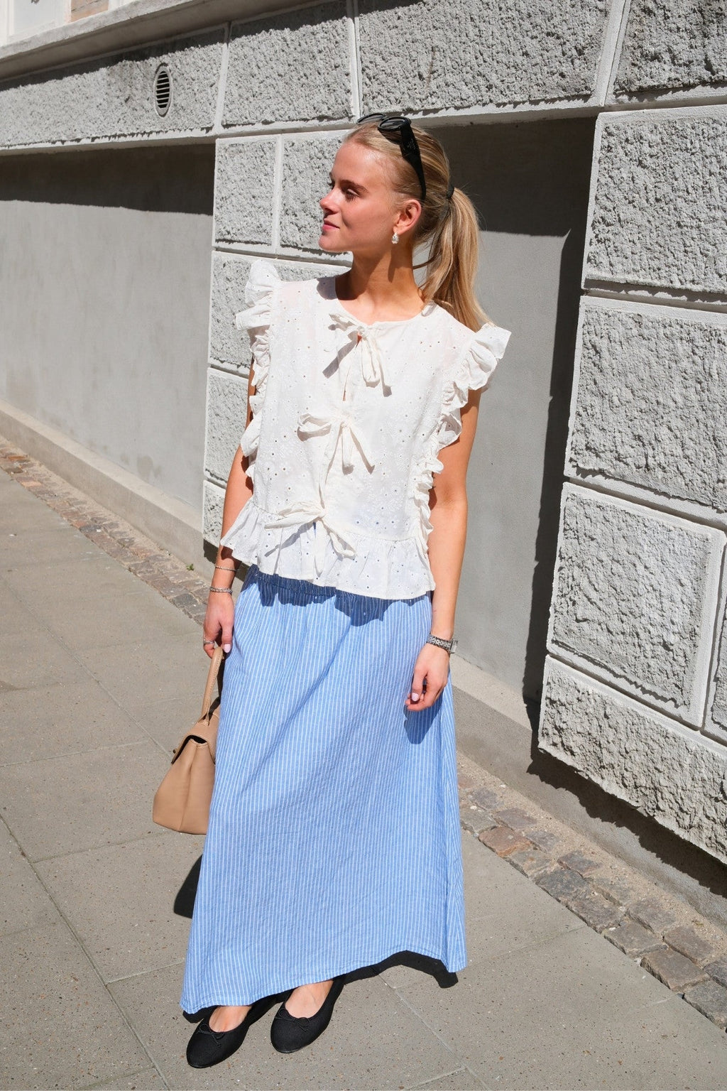 Jupe de l'ancien Smock Linn - Marina White