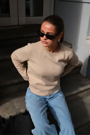 Reynard O -Neck -pullover - Humus