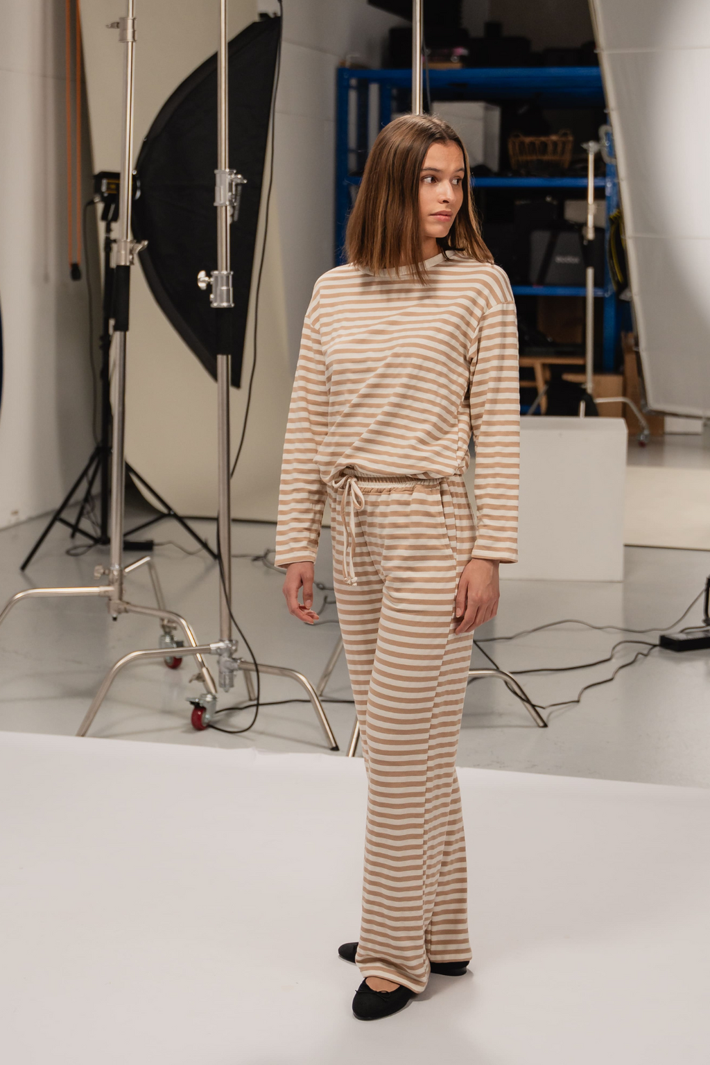 Gestript Pants - Beige