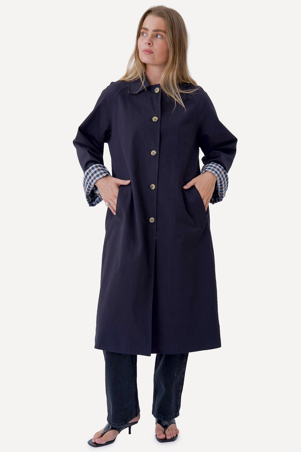 Livia trenchcoat - Marine