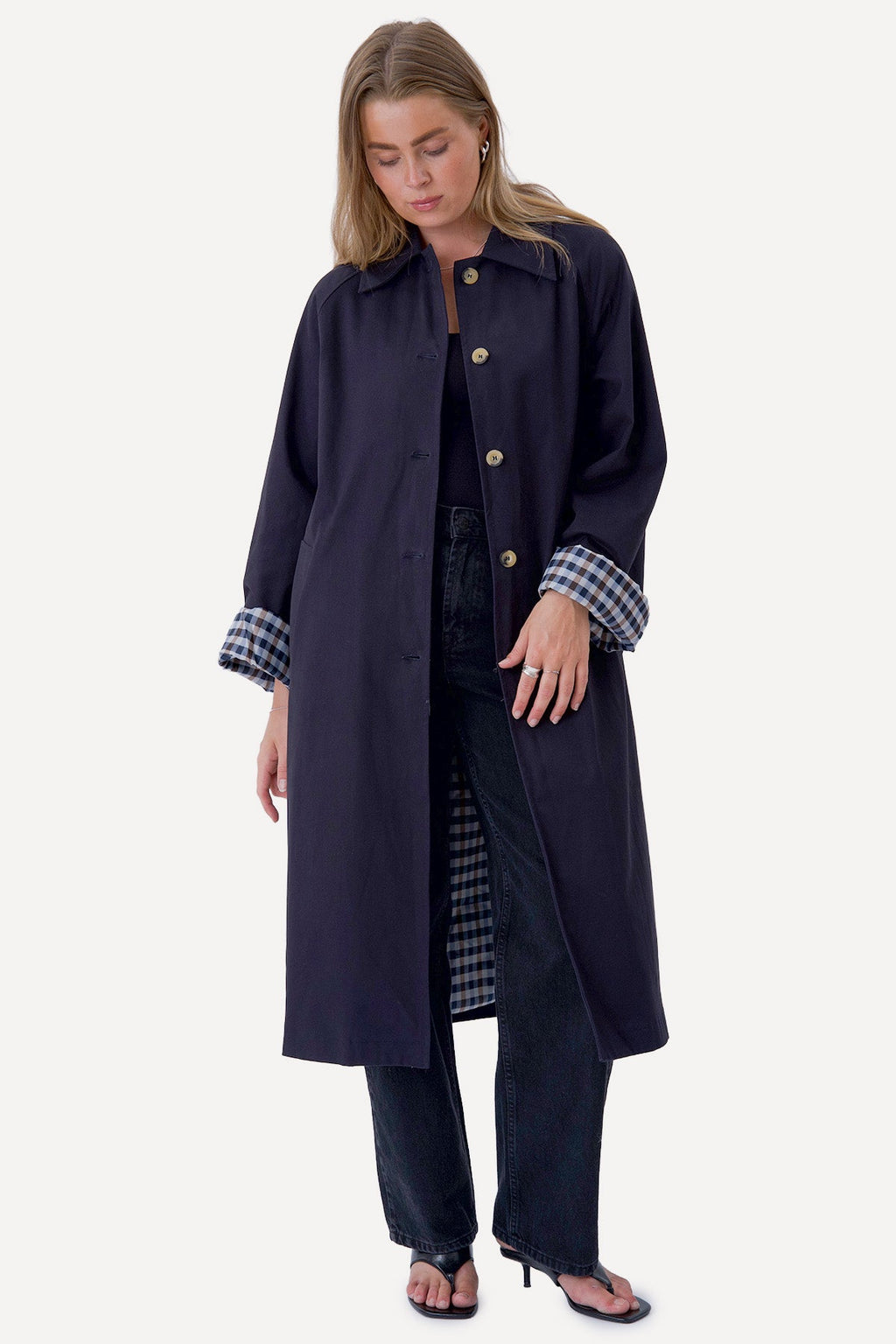 Livia trenchcoat - Marine