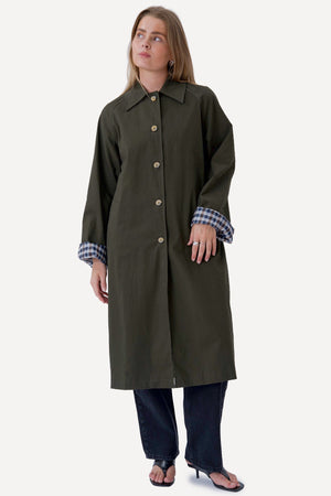 Livia Trenchcoat -  Olive