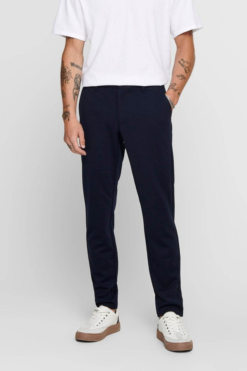 Mark Pants - Marine (pantalon extensible)