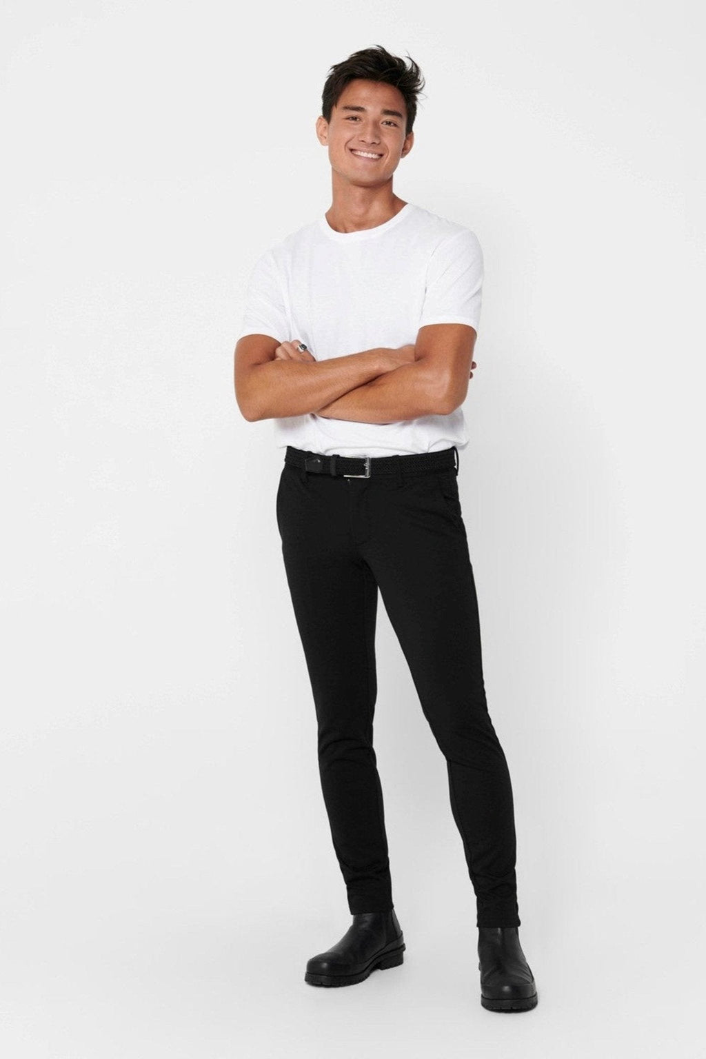 Mark Pants - Black (stretch pants)