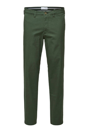 Pantalon de chino flexible Miles - Bronze Green (coton biologique)