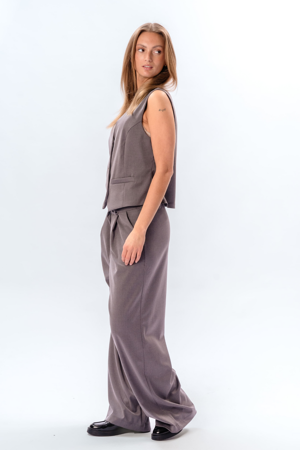 Nadia Pants - Gris foncé