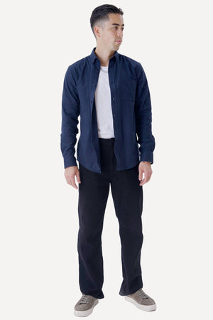 Chemise en flanelle - Marine