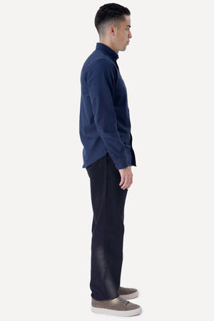 Chemise en flanelle - Marine