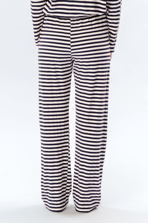 Gestript Pants - Blauw
