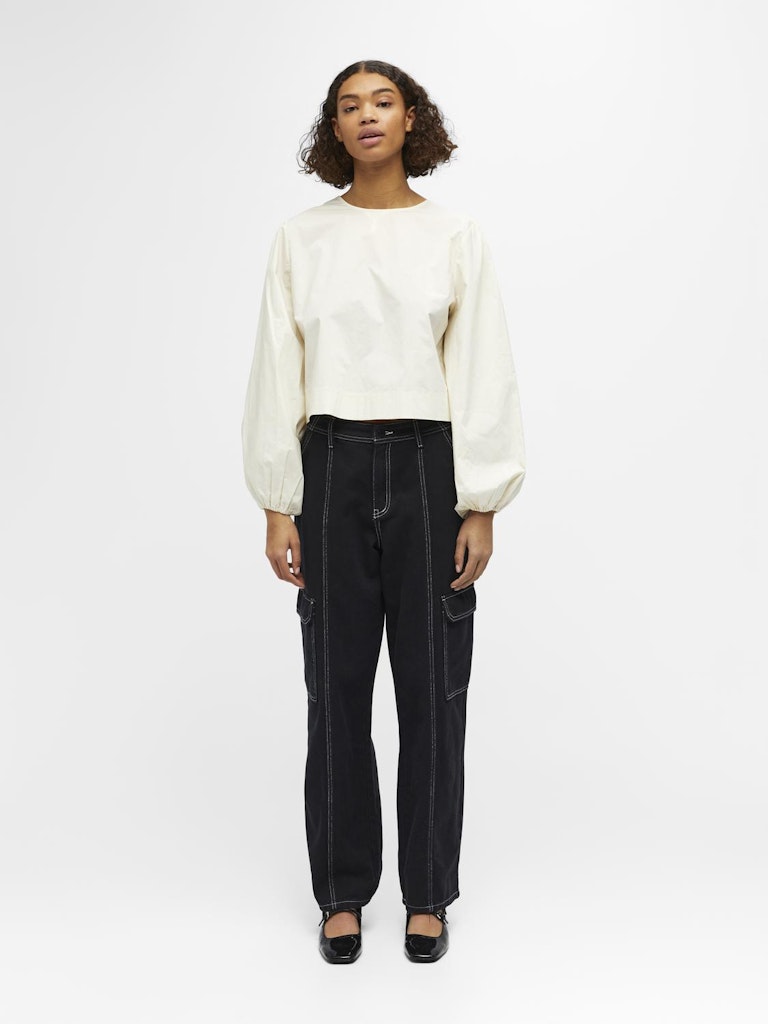 Top à manches longues Gala - Cloud Dancer