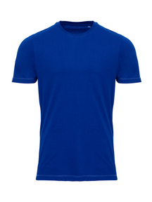 T-shirt de base biologique - bleu