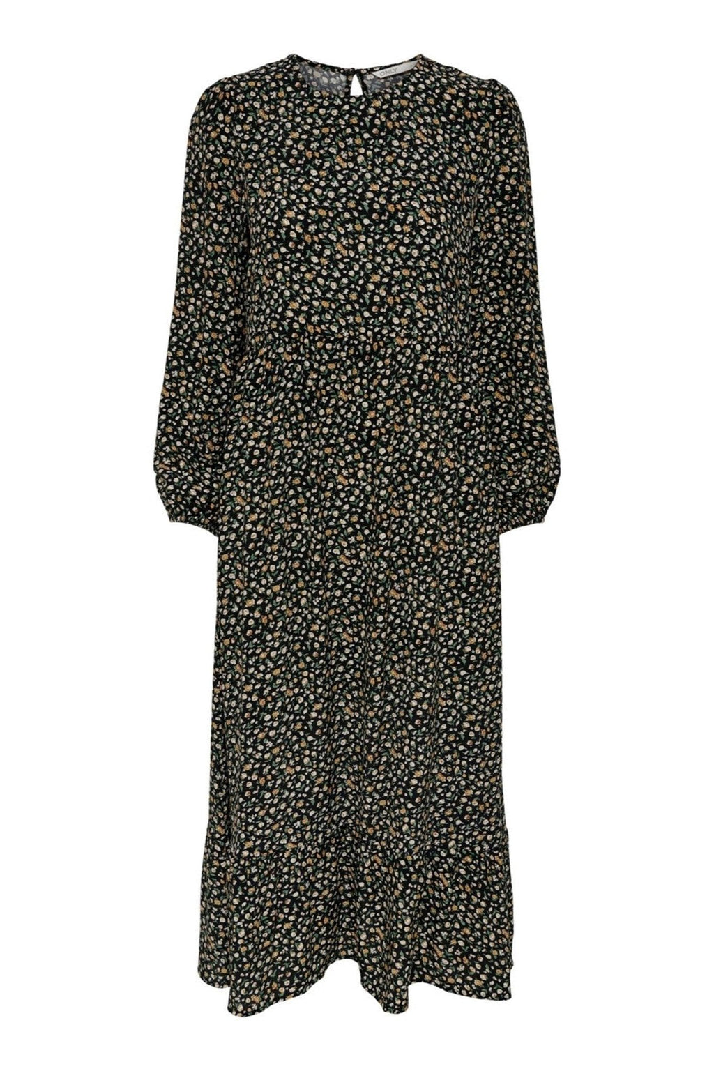 Robe Amalie Midi - noir / orange