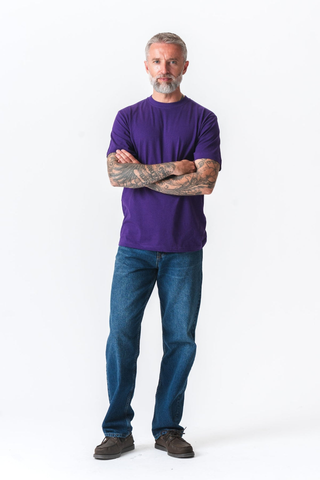 Oversized t -shirt - paars