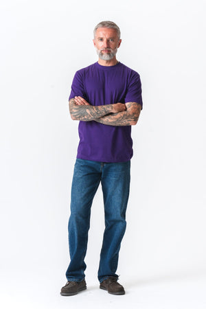 Oversized t -shirt - paars