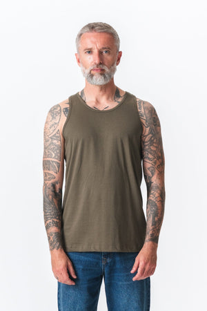 Basic Tanktop - Green de l'armée