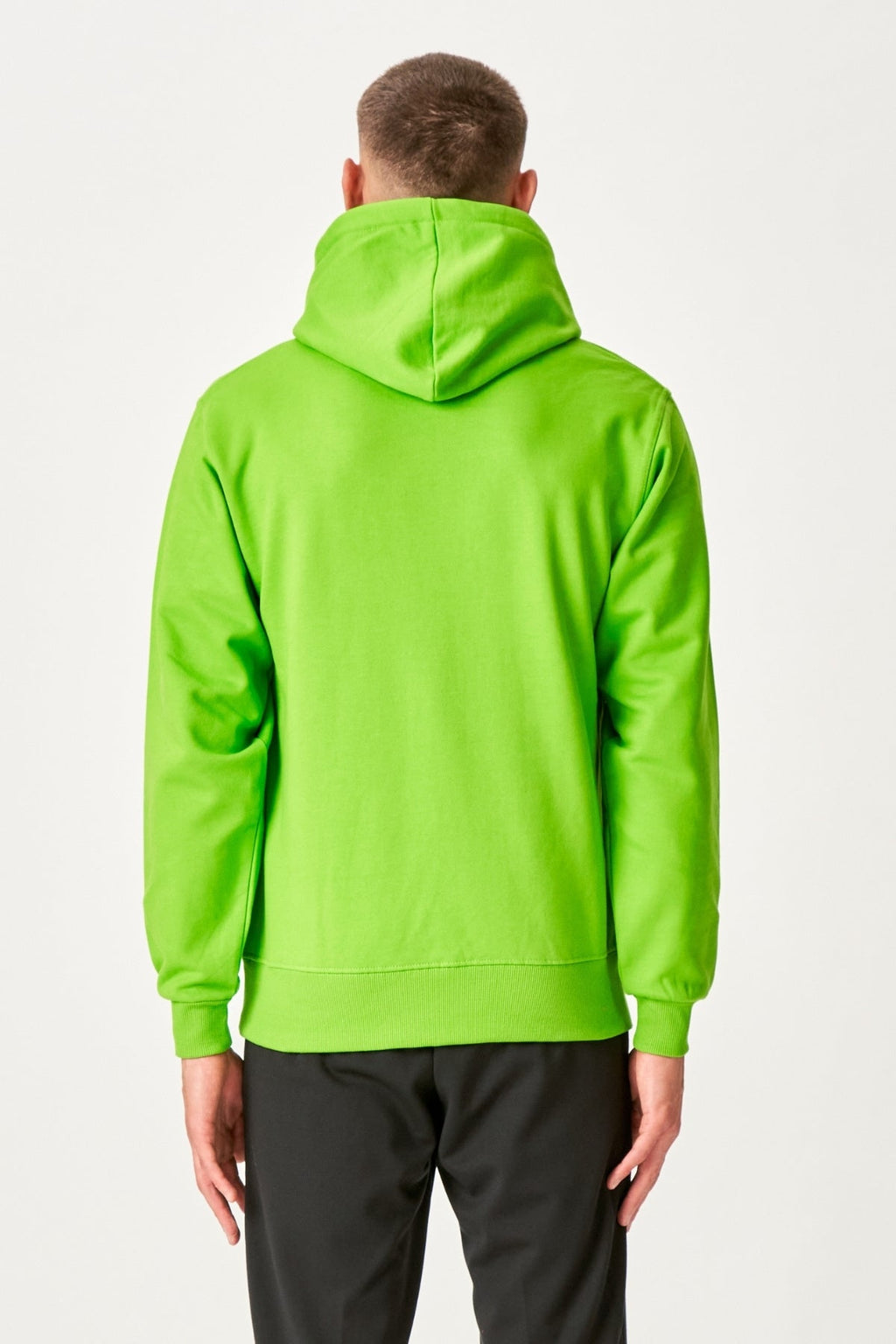 Sweat à capuche de base - vert citron