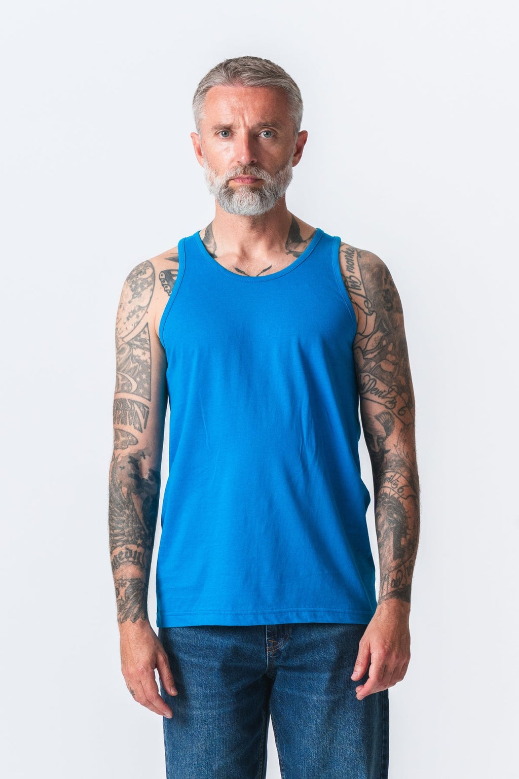 Basic Tanktop - Bleu à l'essence