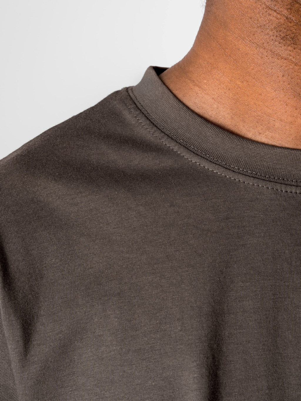 Oversized T -shirt - staalgrijs