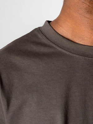 Oversized T -shirt - staalgrijs