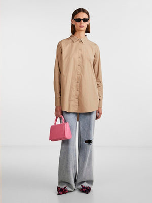 Jiva lange mouwen - zilveren nerts