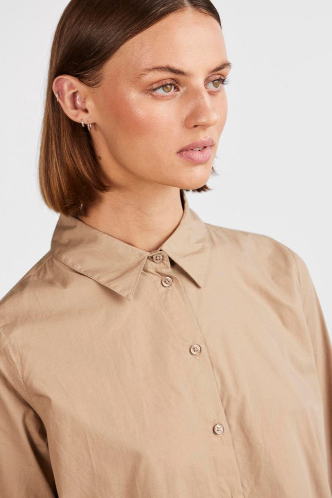 Jiva lange mouwen - zilveren nerts