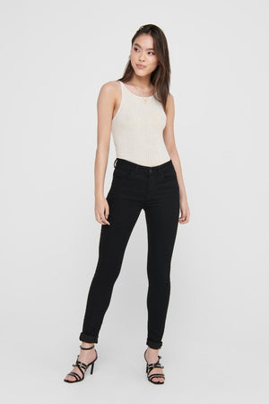 Jeans de performance - Black (Mid-Waist)