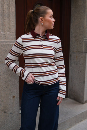 Nana L / S Polo Top - Java