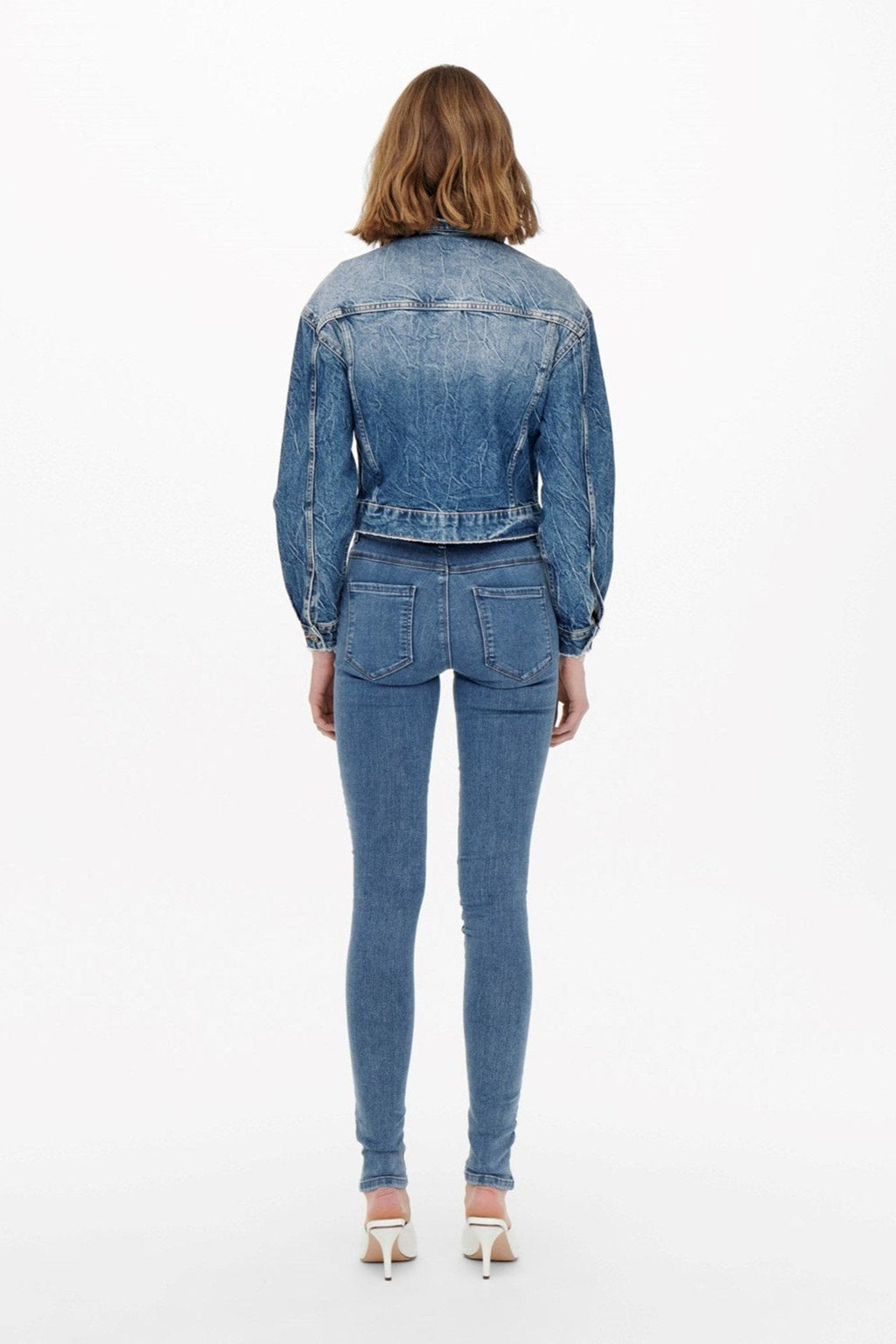 Jeans skinny fit de pluie - bleu denim