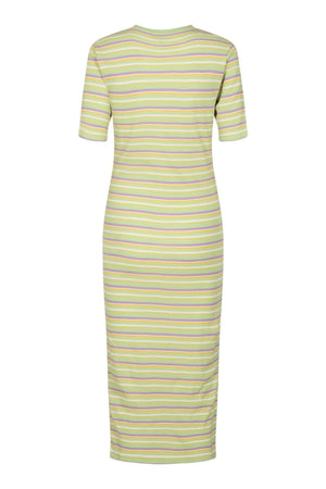 Robe Roberta - Stripe de menthe