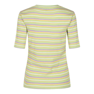 T-shirt Roberta - Stripe de menthe