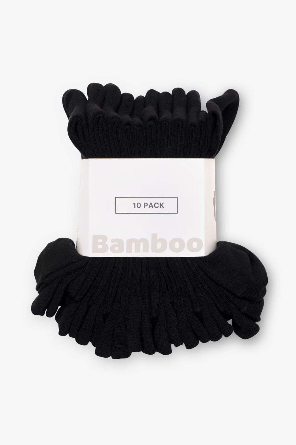 The Original Performance Bamboo Socks 10-Pack - Black