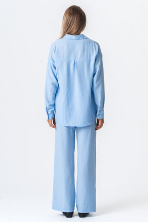 Lilly Pants + Chemise Lilly (bleu clair) - Faire de package